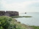 paysage fort océan carrelet